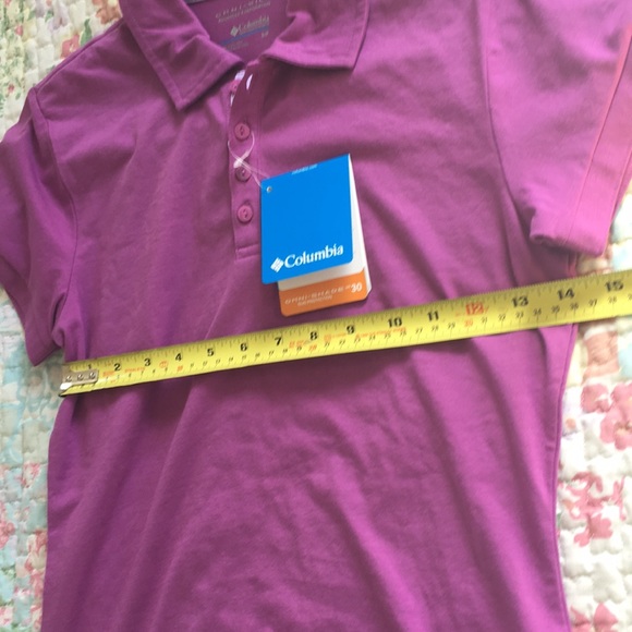 NWT Columbia polo shirt with UPF 30 sun protection - Picture 9 of 11
